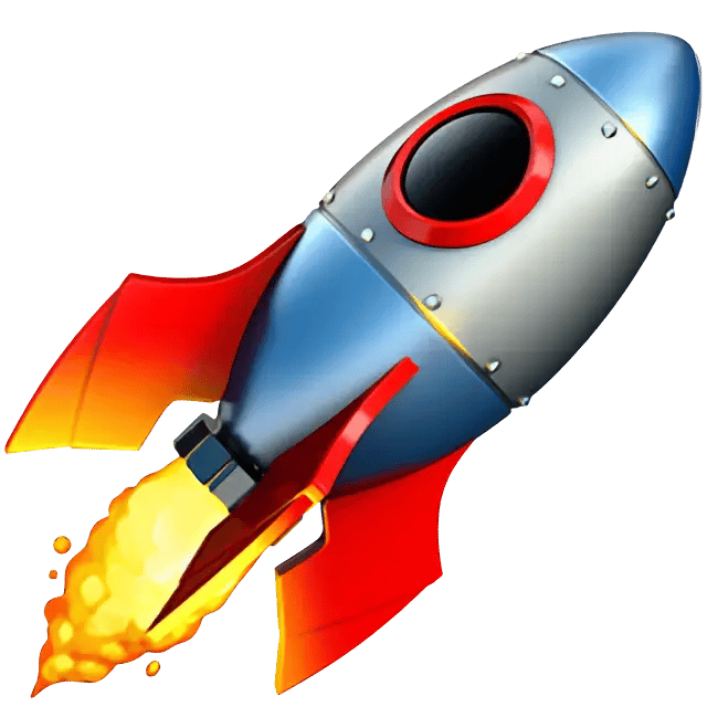 iPhone Rocket Emoji