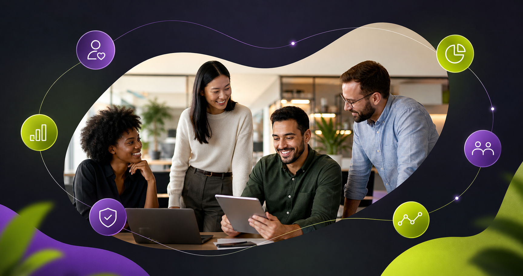 HR leader measuring employee retention metrics dashboard